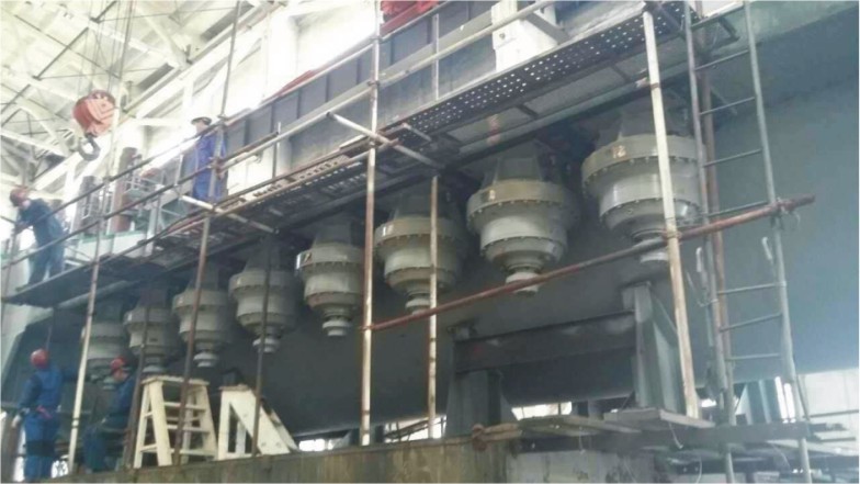 DSME-1205平台升降齿轮箱安装Installation of lifting gear box for DSME-1205 platform.jpg DSME-1205平台升降齿轮箱安装Installation of lifting gear box for DSME-1205 platform.jpg